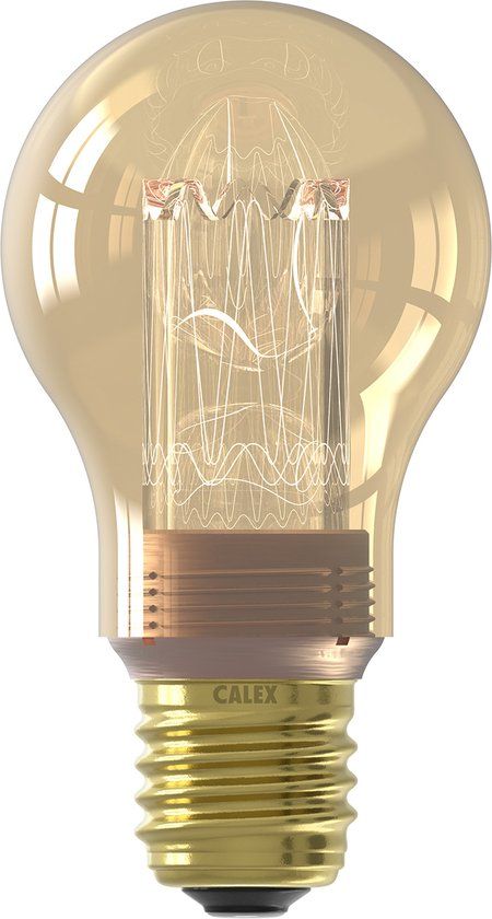Calex Crown Series LED Lamp - E27 - A60 Gold - 3.5W - Dimmable