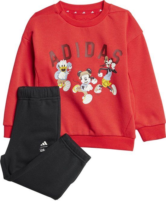 Adidas X Disney Mickey Mouse Joggers Set Rood, Zwart