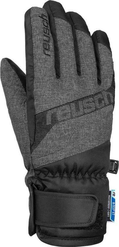 Reusch Dario R-Tex XT Junior Winter Gloves - Unisex - Grey/Black - Size 4