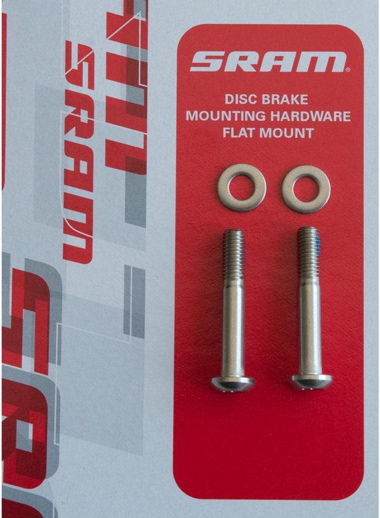 Sram Remdeel sram montage bouten rvs t 25 22mm flat - ZILVER