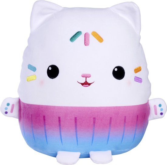 4KidsOnly Universal - Gabby's Dollhouse - Cakey Cat - Pluche Knuffel - 30 cm