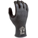 SHOWA AP800, antistatische industriële beschermende handschoenen, nitril palmcoating, aanraakscherm compatibel, grijs, 12 paar, maat S