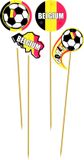 Folat Prikkers Voetbal België 10cm - 8 stuks
