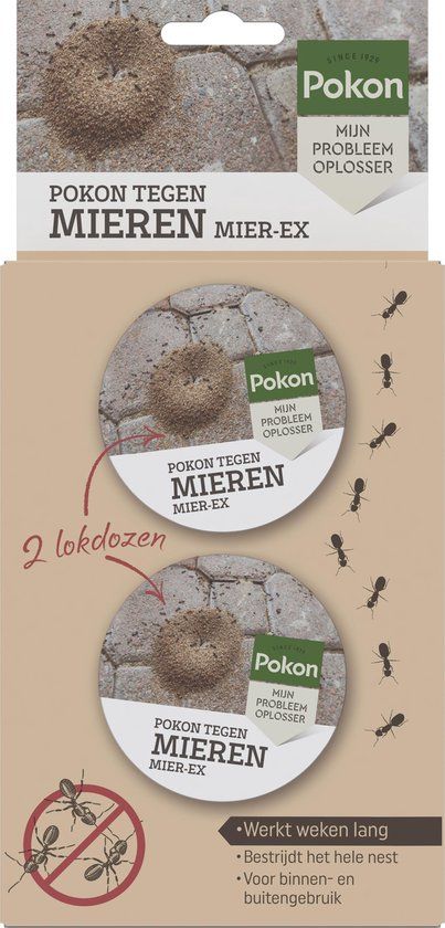 Pokon Tegen Mieren Lokdoos - 2 stuks