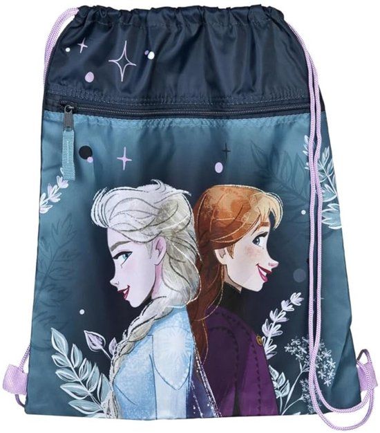 4KidsOnly Frozen Gymtas - Zwemtas - 40 cm - Blauw - Voor Kinderen