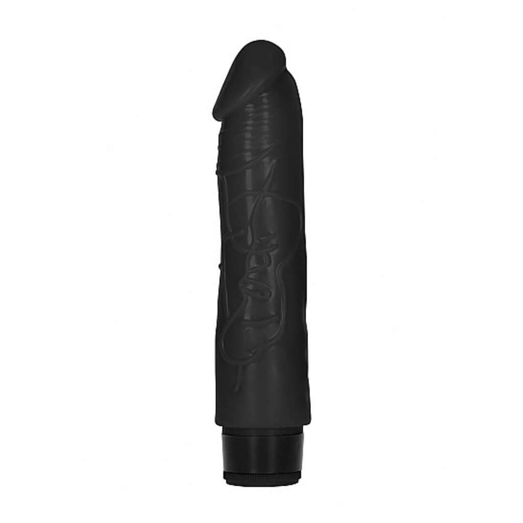 Shots - GC 8 Inch Thick Realistic Dildo Vibe - Black