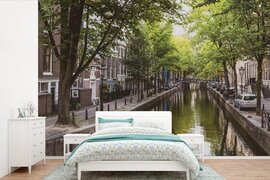 Nr1Wallpaper Behang - Fotobehang Rust aan de Prinsengracht van Amsterdam - Breedte 525 cm x hoogte 350 cm