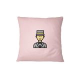 Bona Basics Decoratieve kussenhoes Lichtroze 45x45 cm