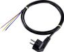 Sygonix SY-5043484 Stroom Aansluitkabel Zwart 2.00 m