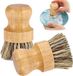 Palm Afwasborstel - Set - Keuken Reinigen - Ergonomisch Ontwerp - 2 Stuks - Natuurlijk