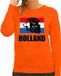 Bellatio Decorations Shoppartners Bv Oranje fan sweater voor dames - met leeuw en vlag - Holland / Nederland supporter - EK/ WK trui / outfit XXL