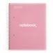 MIQUELRIUS Schoolschrift 'Notebook EMOTIONS', A5, roze