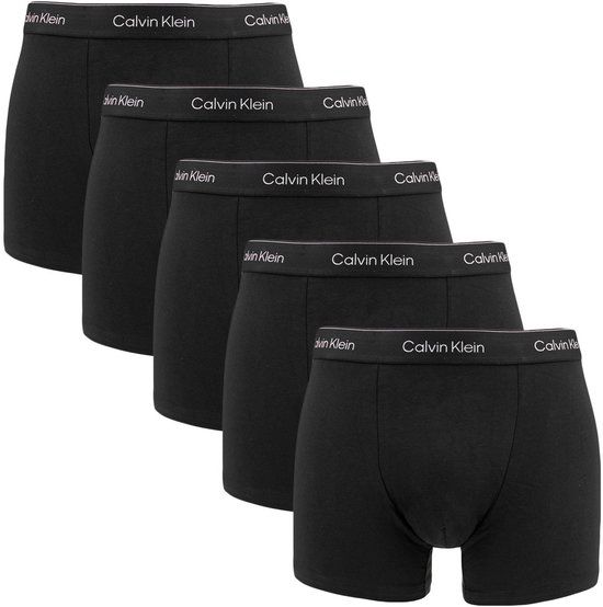 Calvin Klein Icon 5P Boxer Trunks Basic Zwart Heren L (5 stuks)