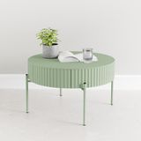en.casa Salontafel Rill rond Ø60 cm mintgroen