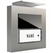 m-e modern-electronics ADV-1010 S Vistadoor Unité extérieure pour interphone audio Câblé Maison individuelle Argent