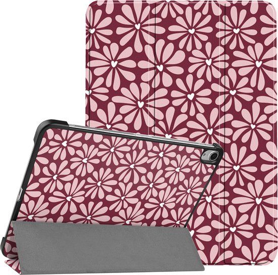 imoshion Tablet Hoes - Geschikt voor Apple iPad Air 5 (2022) / Air 4 (2020) / Air 11 inch (2026) M4 / Air 11 inch (2025) M3 / Air 11 inch (2024) M2 - Design Trifold Bookcase