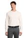 Tom Tailor - T-shirt basique en coton à manches longues - Taille M - Gardenia White
