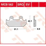 TRW MCB562 remblokken organisch, TÜV-getest
