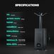 MH-Humidifier15 Humidificateur - 15 litres réservoir - Ultrasonique - Brume froide - Remplissage à 360° par le haut - 100 W - Adapté à la culture des plantes