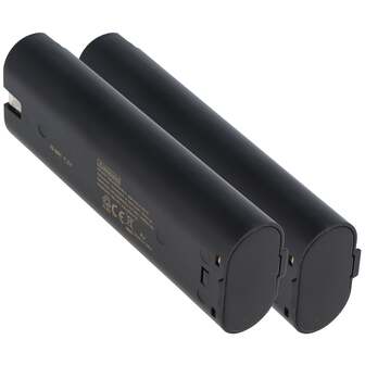 Batterij geschikt voor Makita-batterij 7000, 7001, 7002, 7033 - 2-pack - 7,2 volt - 2000 mAh