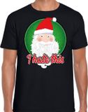 Bellatio Decorations Shoppartners Bv Fout Kerst shirt / t-shirt - I hate this - zwart voor heren - kerstkleding / kerst outfit S