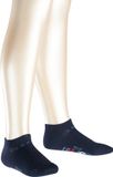 Esprit Foot Logo 2-Pack sneakersokken kinderen blauw - maat 23-26