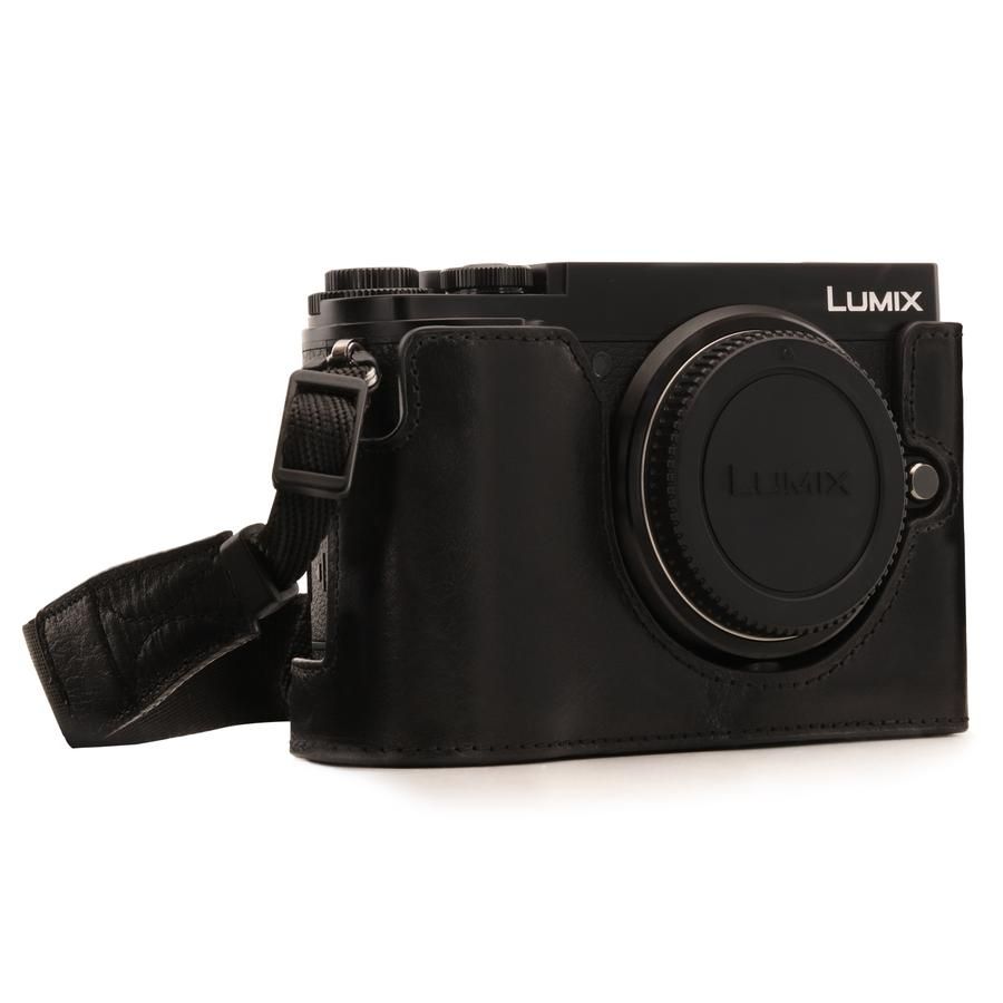 MegaGear MG1442 - Cameratas - Zwart - Leer - Panasonic Lumix DC-GX9