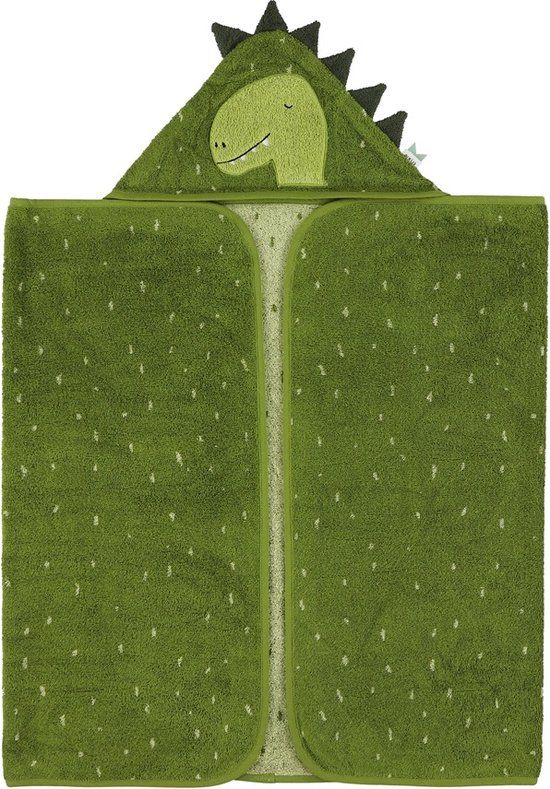 Trixie Hooded Towel - Mr. Dino - 75x75cm - Cotton - Multicolour