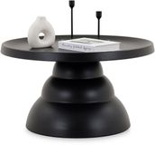 IDIMEX Salontafel LORIS, diameter 70 cm – zwart