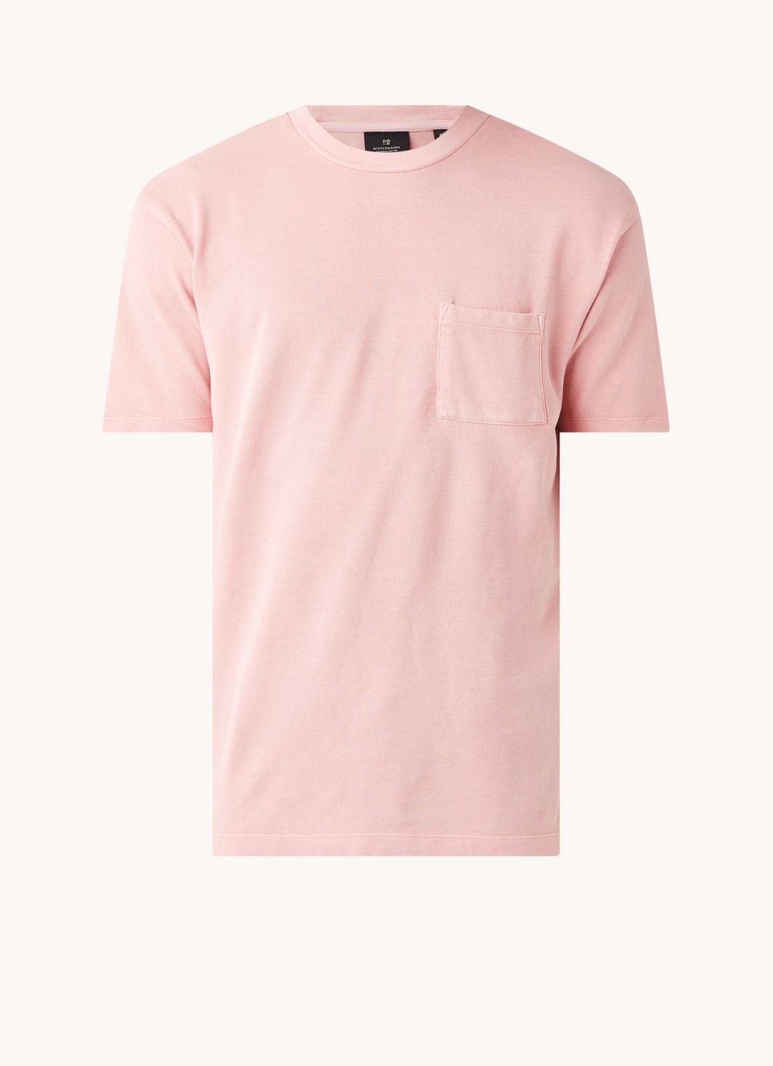 Scotch & Soda T-shirt van biologisch piqué katoen 8719029406619