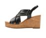 Clarks Sabina Sling Womens Black/Black, 7