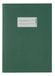 HERMA 5505 papier schriftomslagen DIN A5, schriften met tekstveld, van krachtig gerecycled papier en rijke kleuren, 10-delige set schriftbeschermers voor schoolschriften, groen