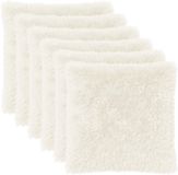 vidaXL Kussensloop 6 pcs HEERLEN Wit 60 x 60 cm PV Fleece