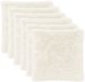 vidaXL Kussensloop 6 pcs HEERLEN Wit 60 x 60 cm PV Fleece