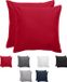 Komfortec Set van 2 Premium Kussenslopen 80x80 cm - Superzachte Kussenhoes – 100% - Geborsteld Polyester - 90g/m²- Rood