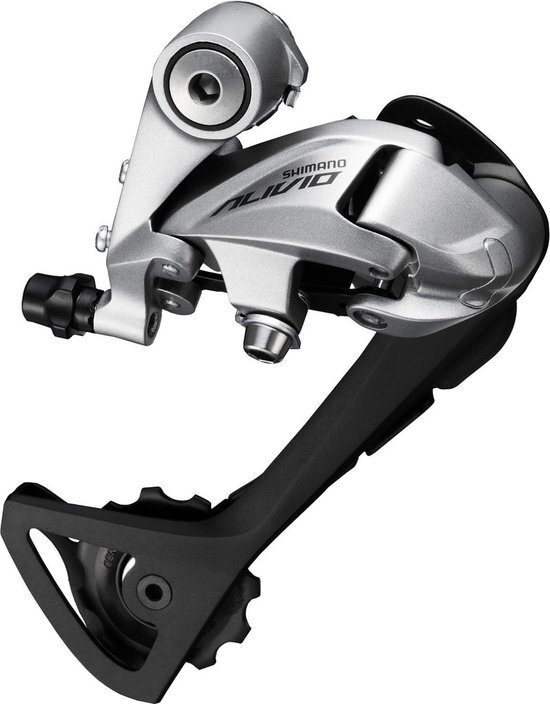 Shimano Achterderaileur alivio t4000 9-sp sgs top-normal zilver - ZWART