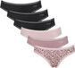 Sloggi GO Crush Mini C6P Slip Set van 6 Zwart/Roze Maat M