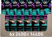 Lenor Unstoppables Geurbooster Fresh Scent - 6 x 240 gram - Wasparfum