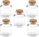 Merkloos Klein flesje - 40 stuks - 5 x 6 cm - Transparant - Glas