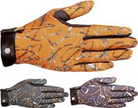 HKM Uniseks Allure Rijhandschoenen Oranje XS