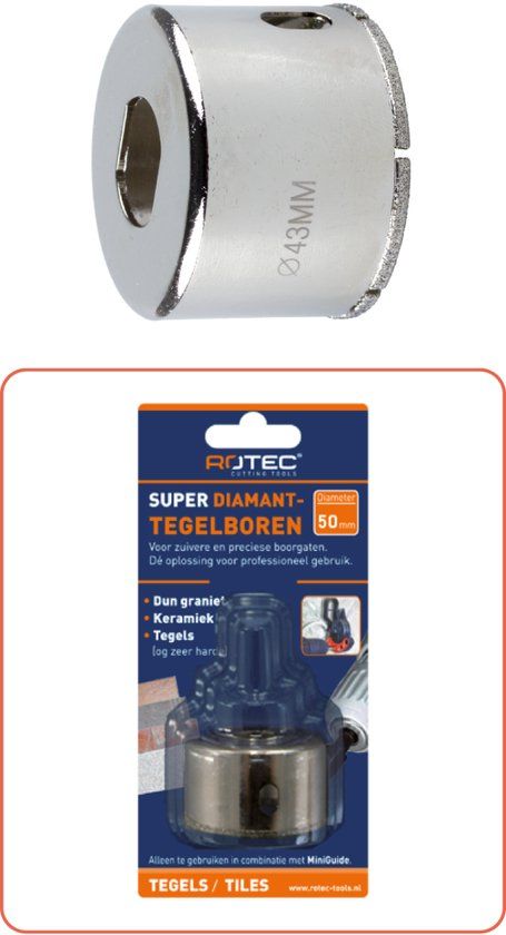 Rotec Diamant - tegelboorkroon 83,0 mm