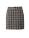 COMMA Jupe beige clair / noir / blanc