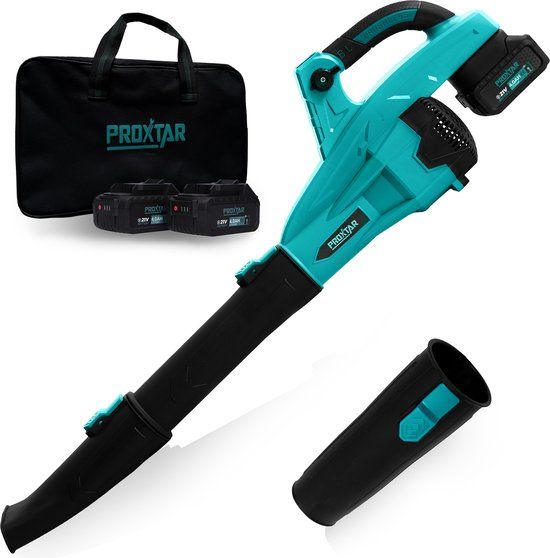 ProXtar Accu Bladblazer – Lichtgewicht en Krachtig – Compact en Draadloos – Inclusief Oplader en 2× 4000 mAh Accu’s