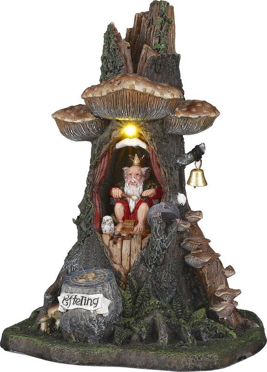 Luville - Trollenkoning - Kerstfiguur met LED-verlichting