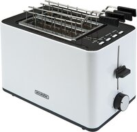 Bourgini Tosti Toaster - Broodrooster met Tostiklemmen - Wit