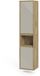 Vicco Badkamerkast Viola, Artisanaal eiken/Kasjmier, 38 x 170 cm