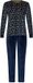 Pastunette - Moonlite - Pyjama/Huispak - Velours - Fleece - Donkerblauw - Maat 40