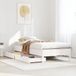 Maison Exclusive - Lit en bois massif sans matelas, blanc, 75x190 cm, en pin