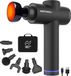 Northwall Massage Gun Professioneel Prime - Pistolet de massage - 7 embouts - Tête de massage chauffante - Noir