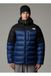 The North Face Kalix Down Hoodie Isolatiejas Heren Shady Blue - TNF Black L